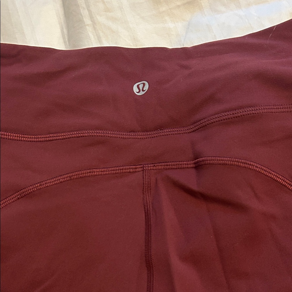 lululemon athletica Burgundy High-Rise Leggings
